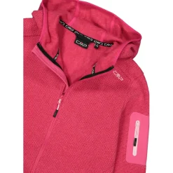 - Women's Jacket Fix Hood Jacquard Knitted 3H19826 - Fleecejacke < CMP Hot