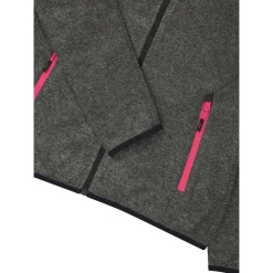 - Women's Jacket Fix Hood Jacquard Knitted Stripes - Fleecejacke < CMP Discount