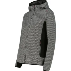 CMP Trekkingbekleidung|Jacken-- Women's Jacket Fix Hood Jacquard Knitted - Fleecejacke