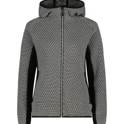 CMP Trekkingbekleidung|Jacken-- Women's Jacket Fix Hood Jacquard Knitted - Fleecejacke