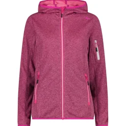 CMP Trekkingbekleidung|Jacken-- Women's Jacket Fix Hood Knitted + Mesh - Fleecejacke