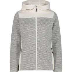 CMP - Women's Jacquard Knit Jacket Fix Hood - Fleecejacke