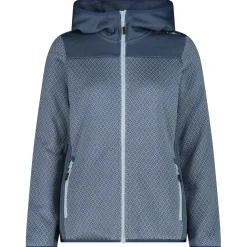 CMP - Women's Jacquard Knit Jacket Fix Hood - Fleecejacke
