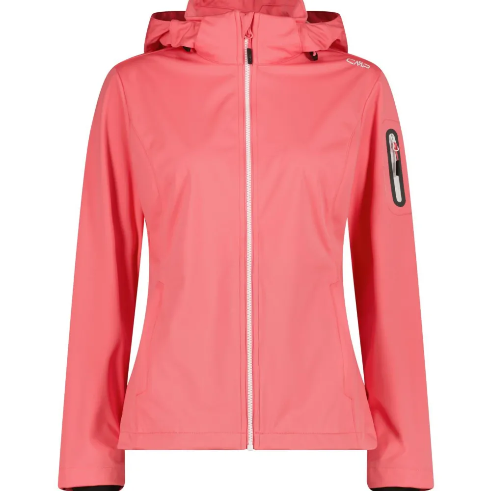 - Women's Light Softshell Jacket Zip Hood - Softshelljacke < CMP New