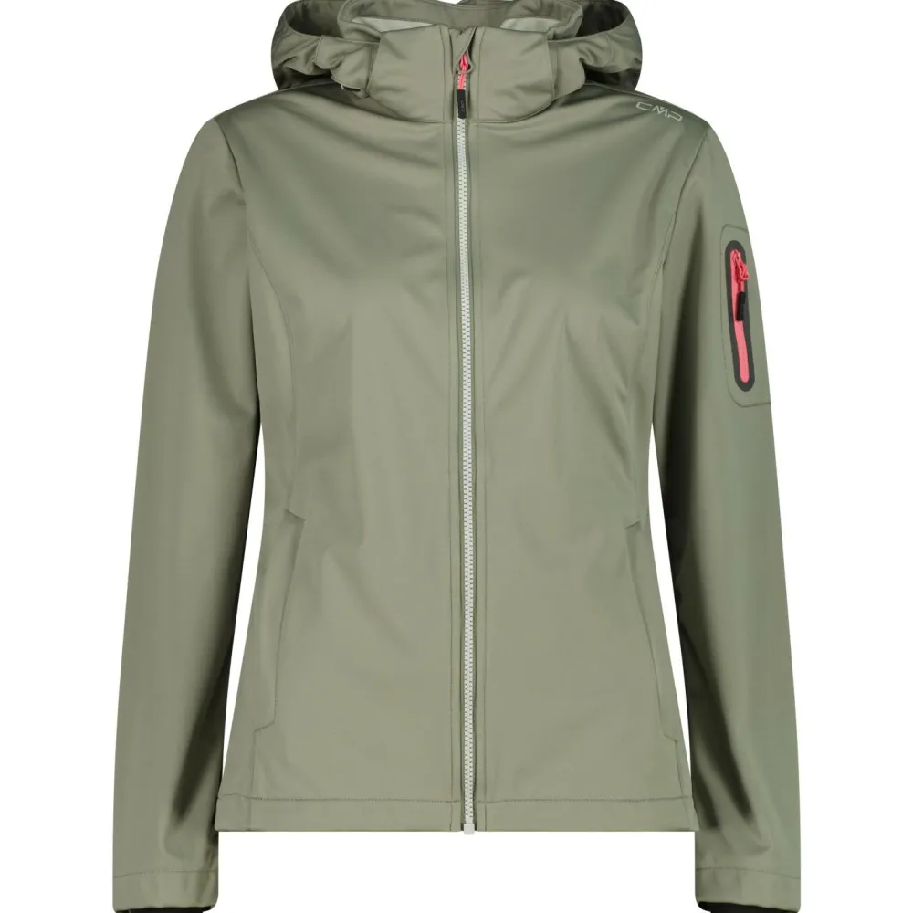 - Women's Light Softshell Jacket Zip Hood - Softshelljacke < CMP New