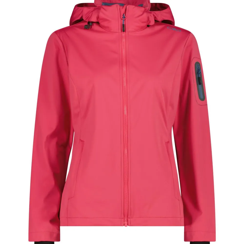 - Women's Light Softshell Jacket Zip Hood - Softshelljacke < CMP New