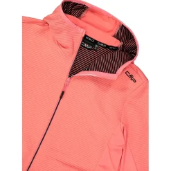 CMP - Women's Striped Jacquard Jacket Fix Hood - Fleecejacke