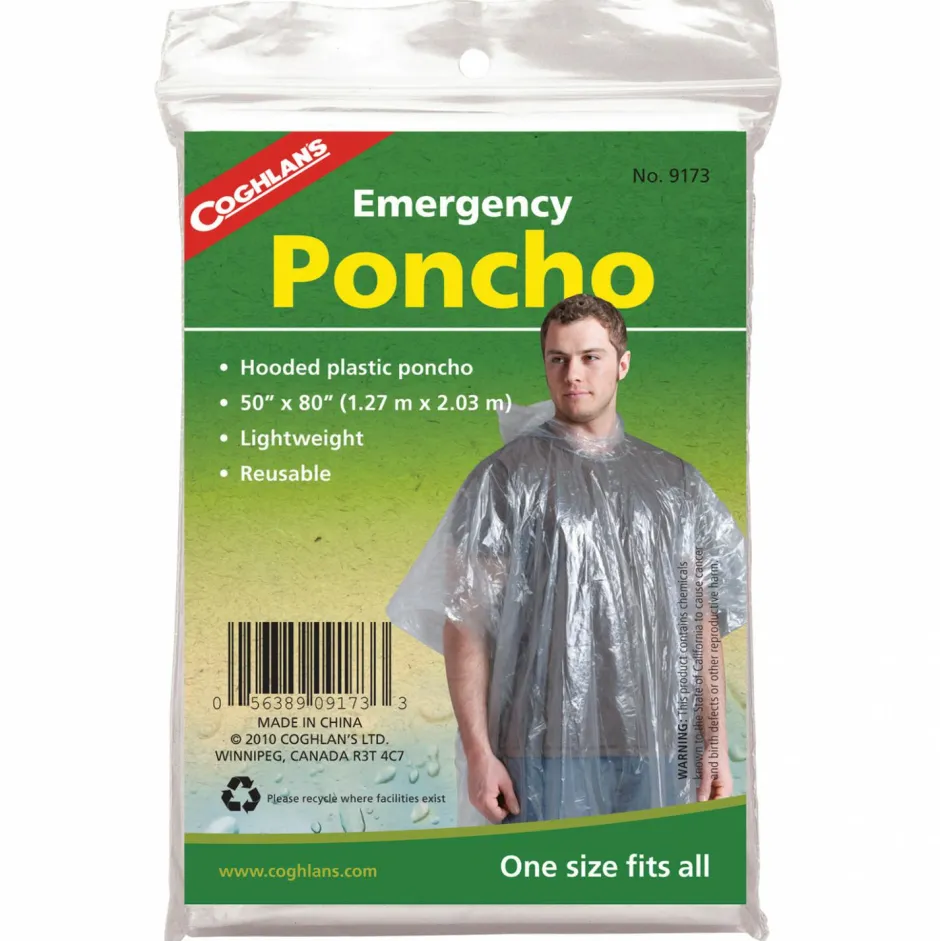 Coghlans Trekkingausrüstung|Trekkingbekleidung-- Notfall-Poncho - Poncho