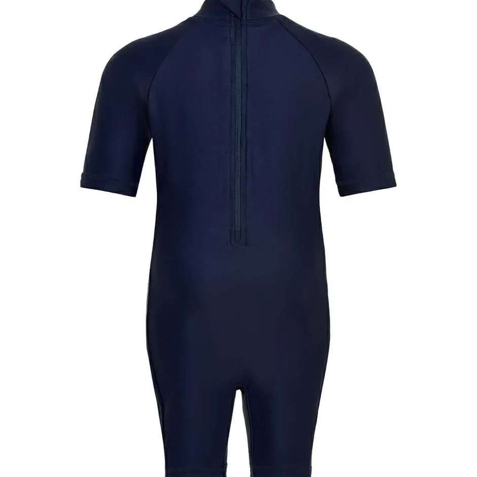 Color Kids Bademode-- Kid's Suit S/S - Lycra Dress Blues