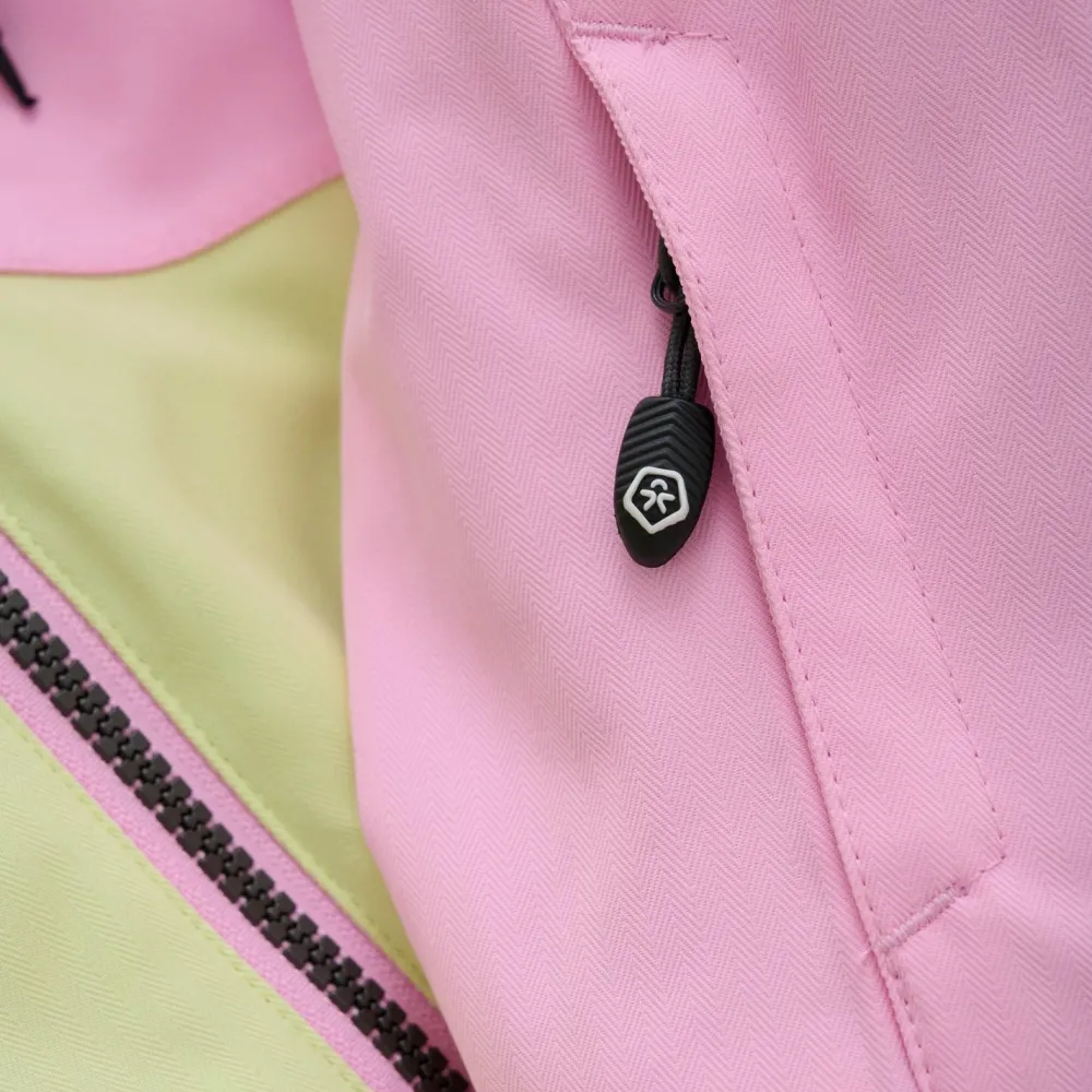 - Girl's Ski Jacket Colorblock - Skijacke < Color Kids Hot
