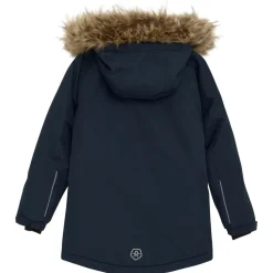 Color Kids - Kid's Parka with Fake Fur - Parka Total Eclipse Sale
