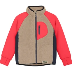 - Kid's Teddy Jacket with Fleece Sleeves - Fleecejacke < Color Kids Outlet