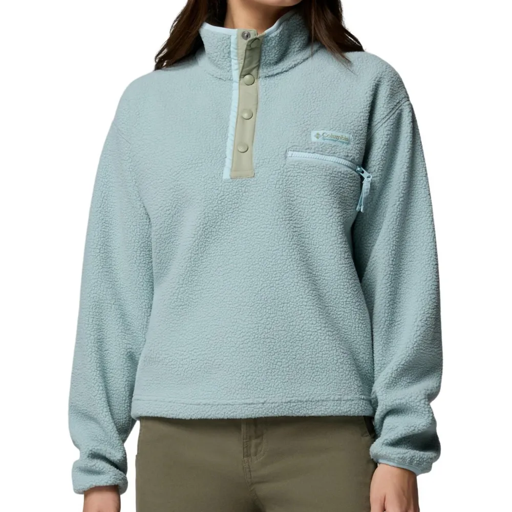 - Woen' Hevetia II Cropped Haf nap Feece - Feecepuover < Columbia Online