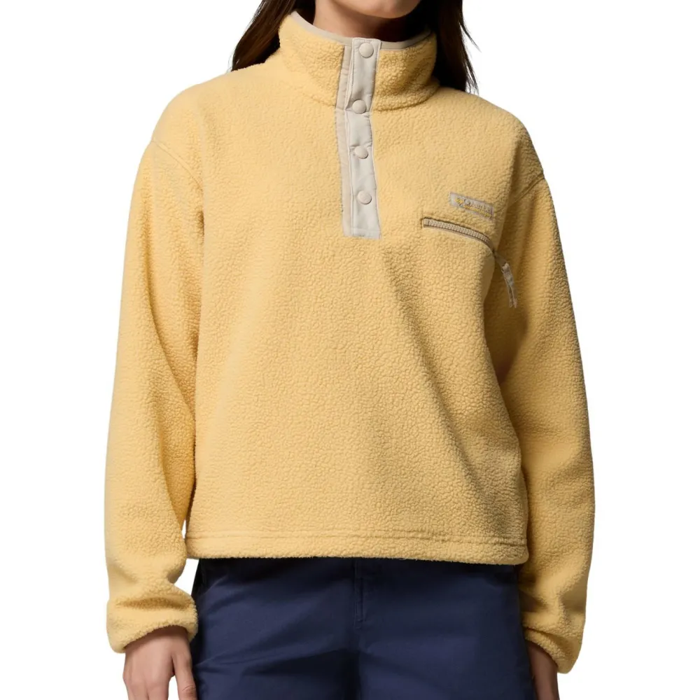- Woen' Hevetia II Cropped Haf nap Feece - Feecepuover < Columbia Online
