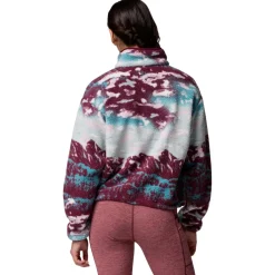 Columbia Trekkingbekleidung|Alltagsbekleidung-- Women's Helvetia II Printed Cropped Half Snap - Fleecepullover