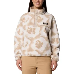 Columbia Trekkingbekleidung|Alltagsbekleidung-- Women's Helvetia II Printed Cropped Half Snap - Fleecepullover