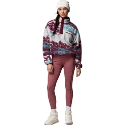 Columbia Trekkingbekleidung|Alltagsbekleidung-- Women's Helvetia II Printed Cropped Half Snap - Fleecepullover