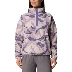 Columbia Trekkingbekleidung|Alltagsbekleidung-- Women's Helvetia II Printed Cropped Half Snap - Fleecepullover