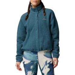 - Woen' Japer Ridge Pebbed Feece Fu nap - Feecejacke < Columbia Best