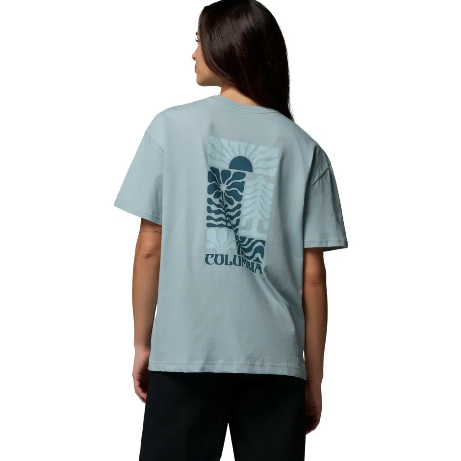 Columbia Alltagsbekleidung|Wanderbekleidung-- Women's Rolling Bend Graphic Oversized Tee - T-Shirt