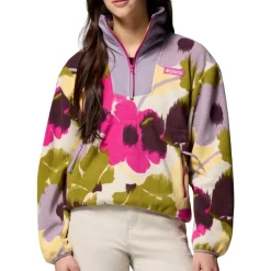 Columbia Alltagsbekleidung|Pullover & Hoodies-- Women's Sequoia Grove Printed Half Zip - Fleecepullover