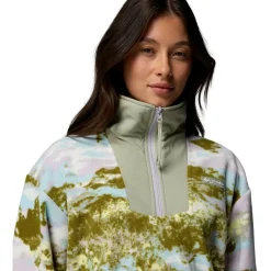 Columbia Alltagsbekleidung|Pullover & Hoodies-- Women's Sequoia Grove Printed Half Zip - Fleecepullover