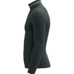 Compressport Laufbekleidung|Shirts, Hemden & Longsleeves-- 3D Thermo Half Zip L/S Top - Laufshirt Black