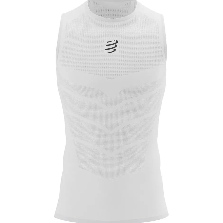 Compressport Laufbekleidung|Unterwäsche-- On/Off Tank Top - Kunstfaserunterwäsche White