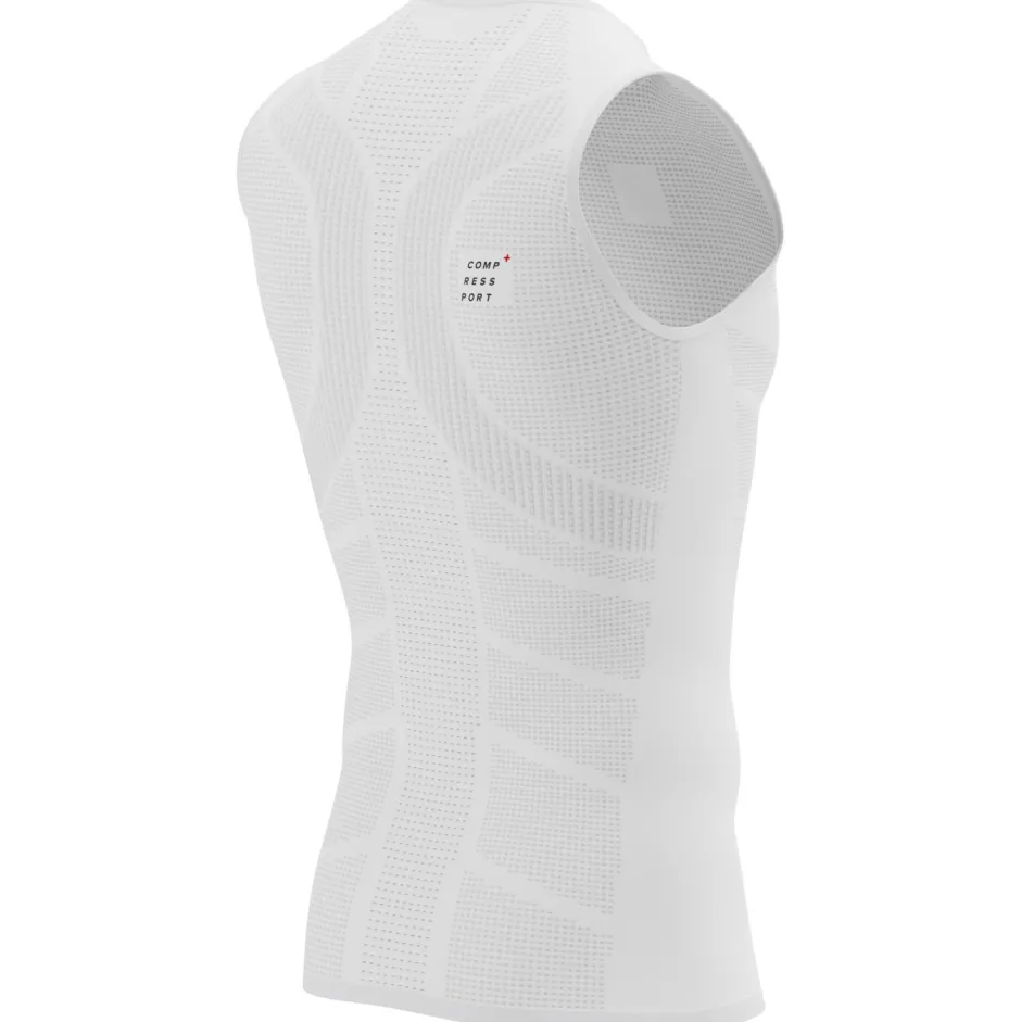 Compressport Laufbekleidung|Unterwäsche-- On/Off Tank Top - Kunstfaserunterwäsche White