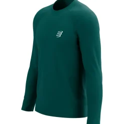 Compressport - Performance L/S T-Shirt - Laufshirt Black / White Sale