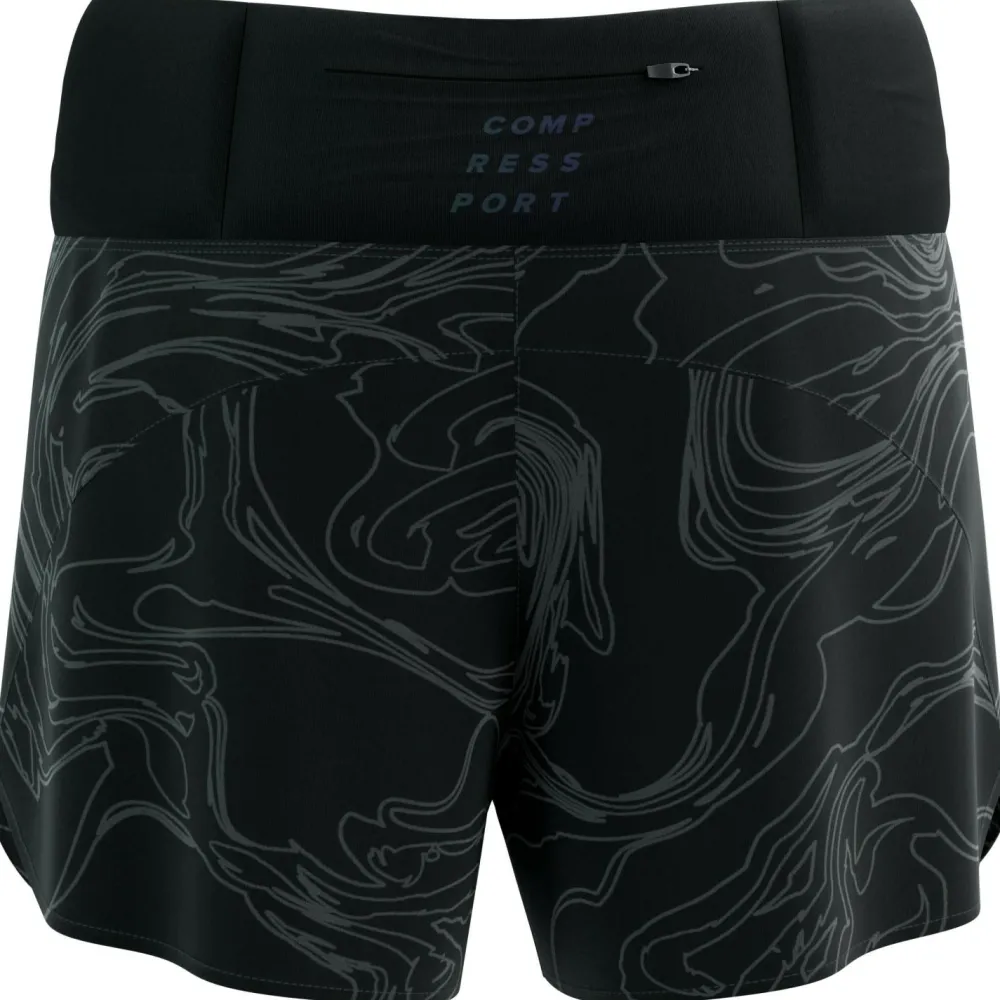 Compressport - Women's Performance Short Aurora - Laufshorts Black / Aurora Camo Print Outlet