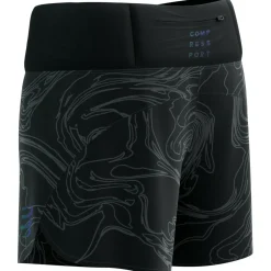 Compressport - Women's Performance Short Aurora - Laufshorts Black / Aurora Camo Print Outlet