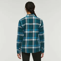 Cotopaxi Shirts, Hemden & Longsleeves|Alltagsbekleidung-- Women's Quedo Flannel Shirt - Hemd Cream Plaid