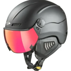 CP Helmets Ski-Ausrüstung|Skihelme-- New Camurai - Skihelm Black Satinato