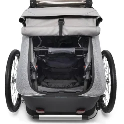 Croozer Fahrradzubehör|Fahrradanhänger-- Kid Keeke 1 - Kinderanhänger Mountain Grey