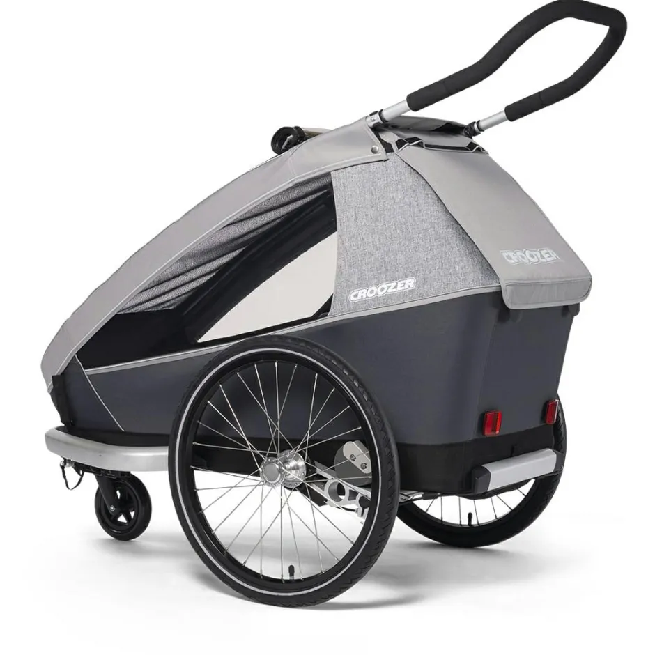 Croozer Fahrradzubehör|Fahrradanhänger-- Kid Keeke 1 - Kinderanhänger Mountain Grey