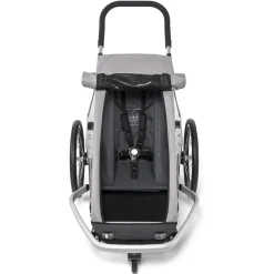 Croozer Fahrradzubehör|Fahrradanhänger-- Kid Keeke 1 - Kinderanhänger Mountain Grey
