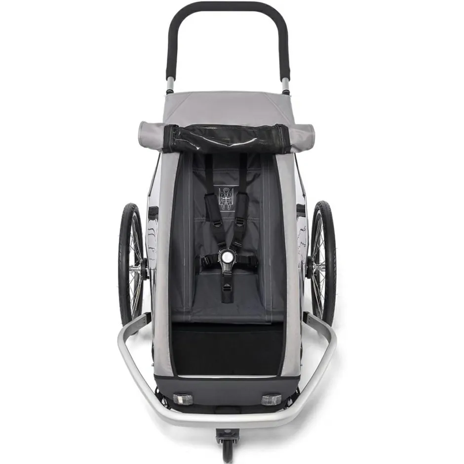 Croozer Fahrradzubehör|Fahrradanhänger-- Kid Keeke 1 - Kinderanhänger Mountain Grey