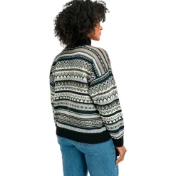 Dale of Norway - Women's Utsira Sweater - Wollpullover Marine / Pinegreen / Light Charcoal Discount