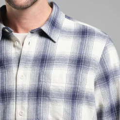 DEDICATED Shirts, Hemden & Longsleeves|Alltagsbekleidung-- Shirt Rute Flannel Shadow Check - Hemd