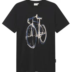 DEDICATED T-Shirts|Shirts, Hemden & Longsleeves-- T-Shirt Stockholm Blue Strokes Bike - T-Shirt Black