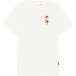 DEDICATED - T-Shirt Stockholm Color Mushrooms - T-Shirt Off-White Sale