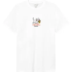 DEDICATED T-Shirts|Shirts, Hemden & Longsleeves-- T-Shirt Stockholm Pizza Love - T-Shirt White