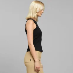 DEDICATED Shirts, Hemden & Longsleeves|Alltagsbekleidung-- Women's Rib Top Valdermarsvik - Top Black