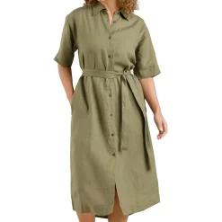DEDICATED Alltagsbekleidung-- Women's Shirt Dress Ripa Linen - Kleid