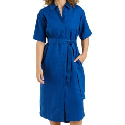 DEDICATED Alltagsbekleidung-- Women's Shirt Dress Ripa Linen - Kleid