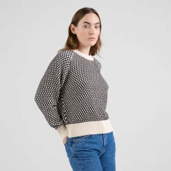 DEDICATED - Women's Sweater Husie Bubble Knit - Pullover New