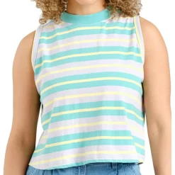 DEDICATED - Women's Top Namsos - Top Retro Stripe Clearance