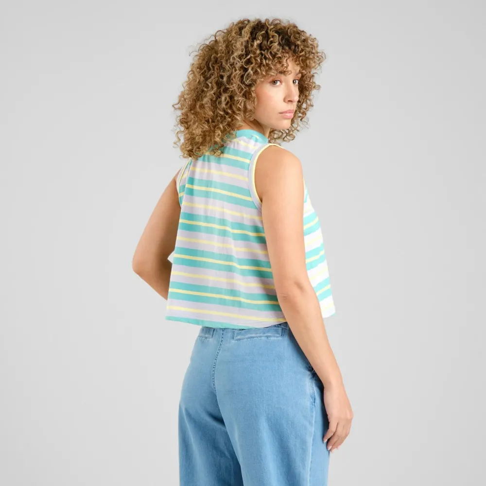 DEDICATED - Women's Top Namsos - Top Retro Stripe Clearance