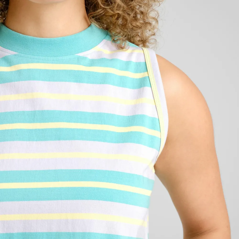 DEDICATED - Women's Top Namsos - Top Retro Stripe Clearance